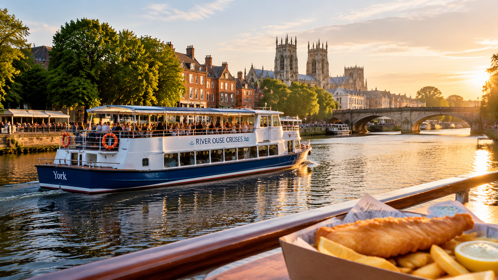 Fish and Chips River Cruise York