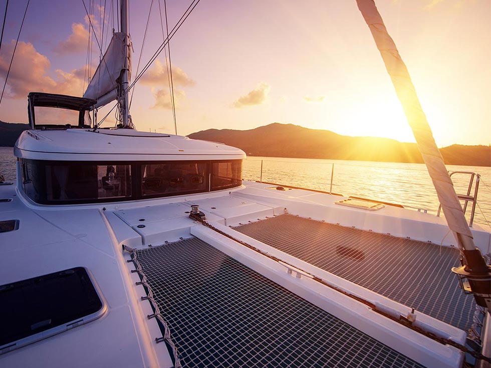 Catamaran Bow Netting