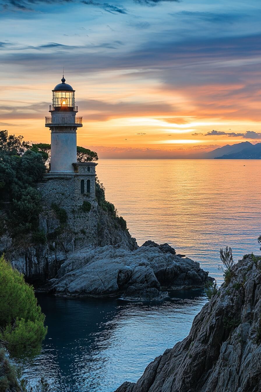 Brown Lighthouse