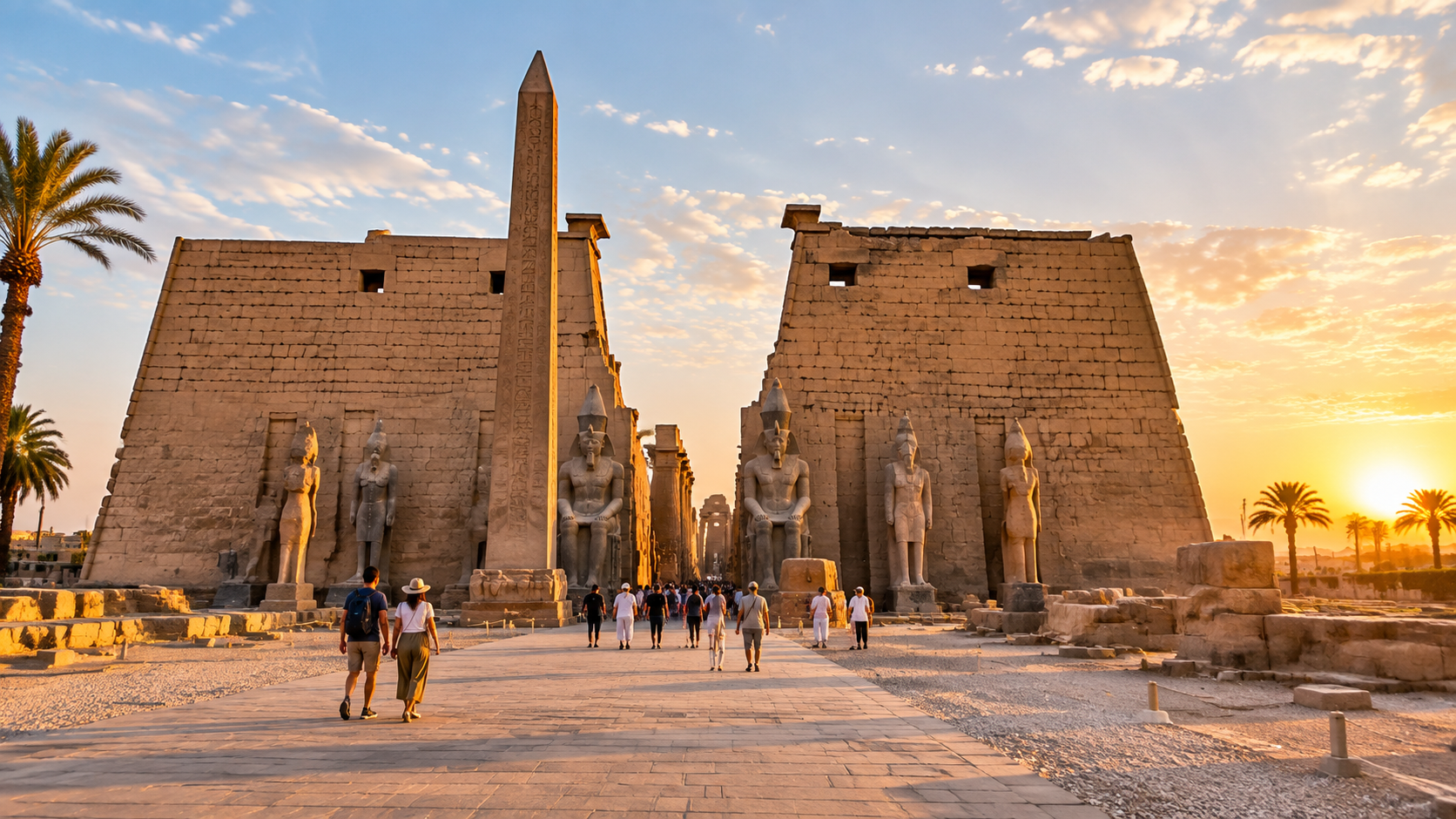 Luxor Temple Entrance