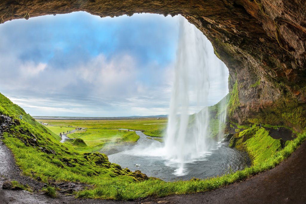 Seljalandsfoss Rear Cave