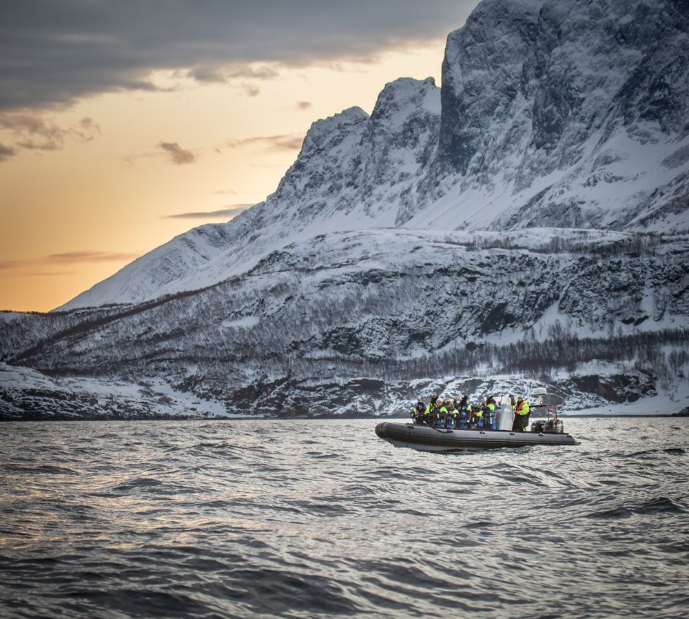 Boarding the RIB