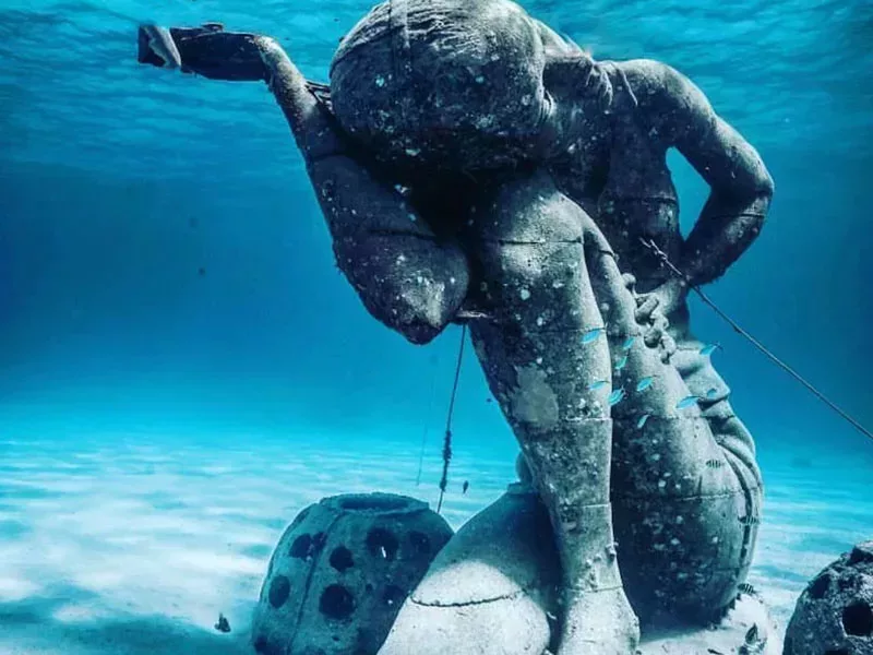 Ocean Atlas Statue