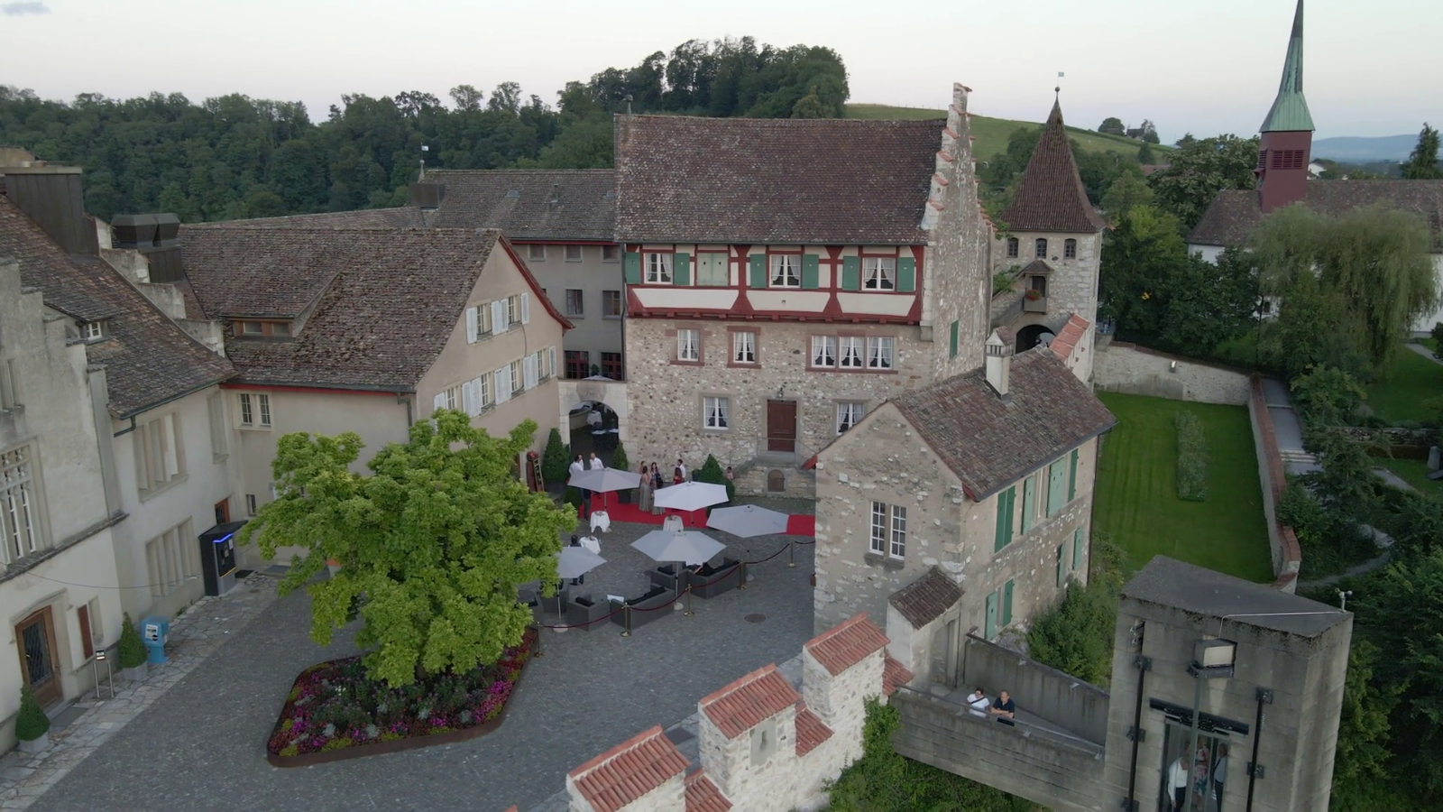 Schloss Laufen Courtyard