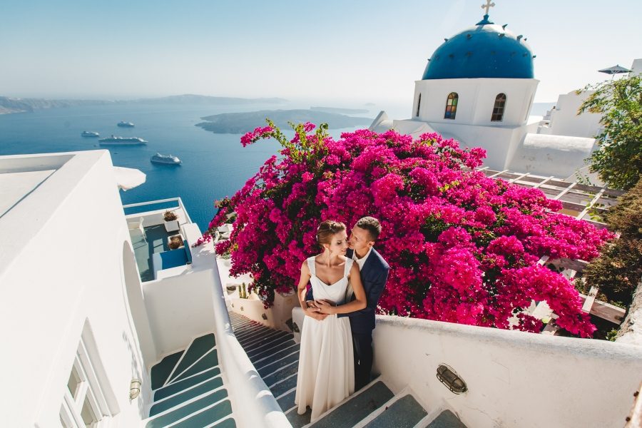 Oia Blue Dome Viewpoint