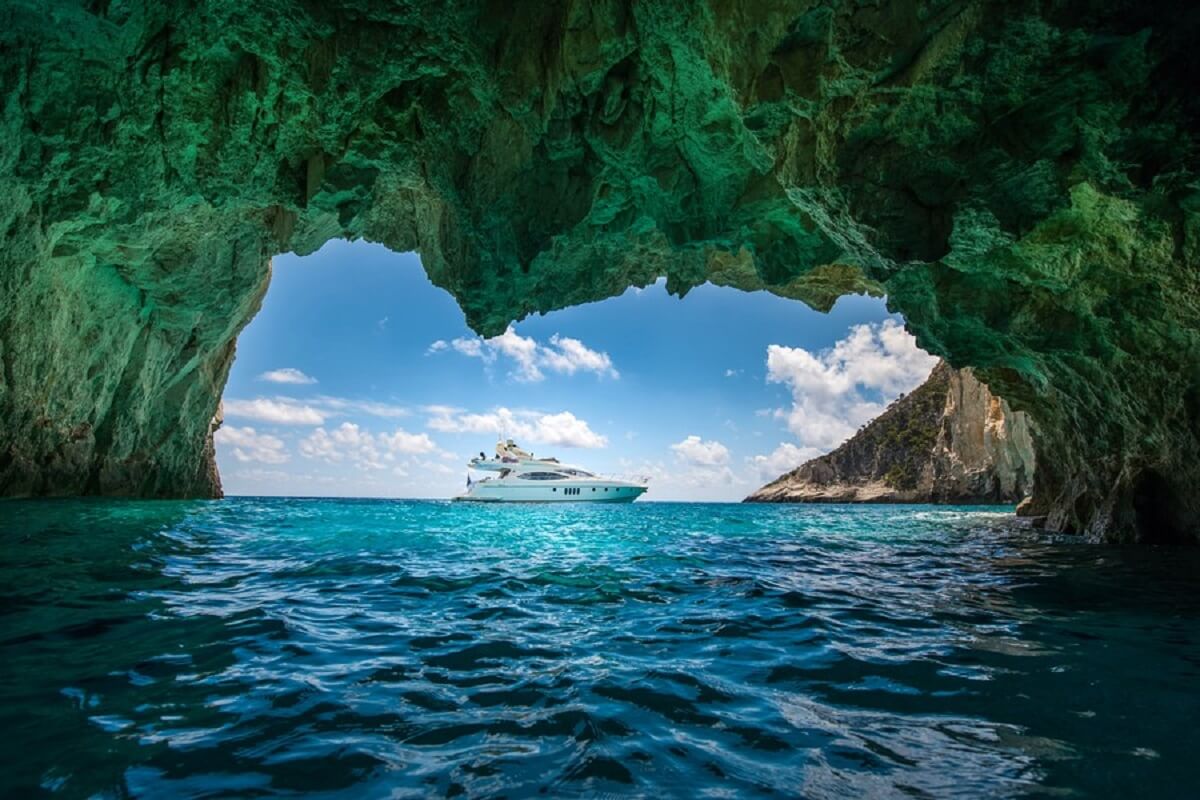 Blue Caves Archways