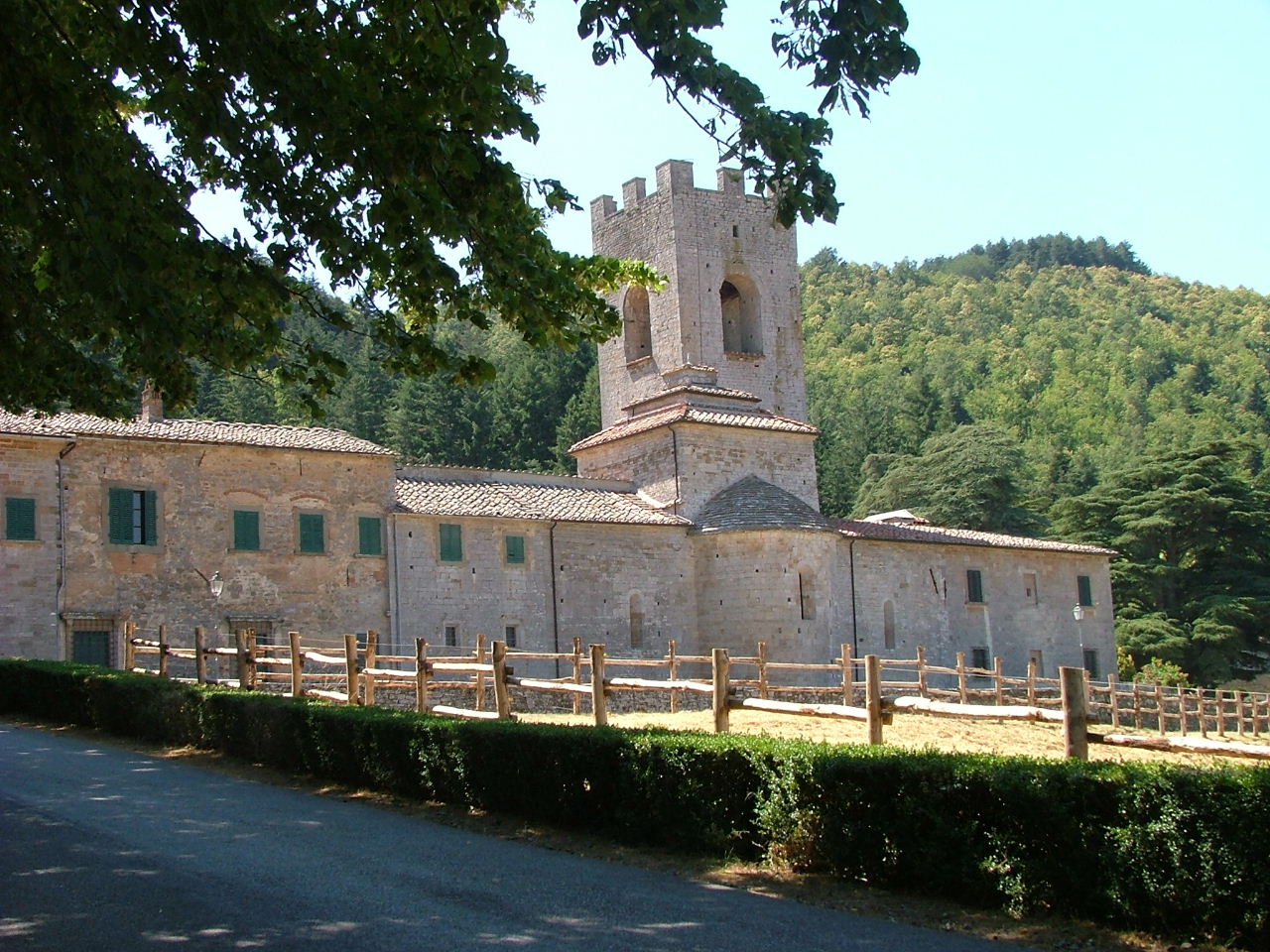 Badia a Coltibuono Courtyard