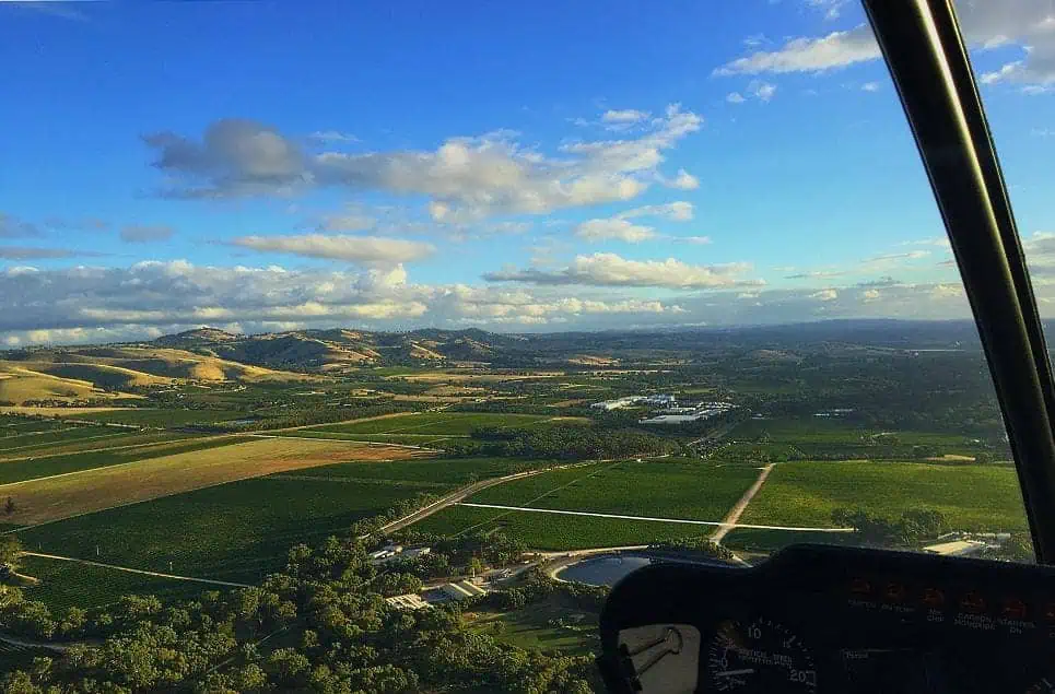 Helicopter Ride From San Francisco to Napa