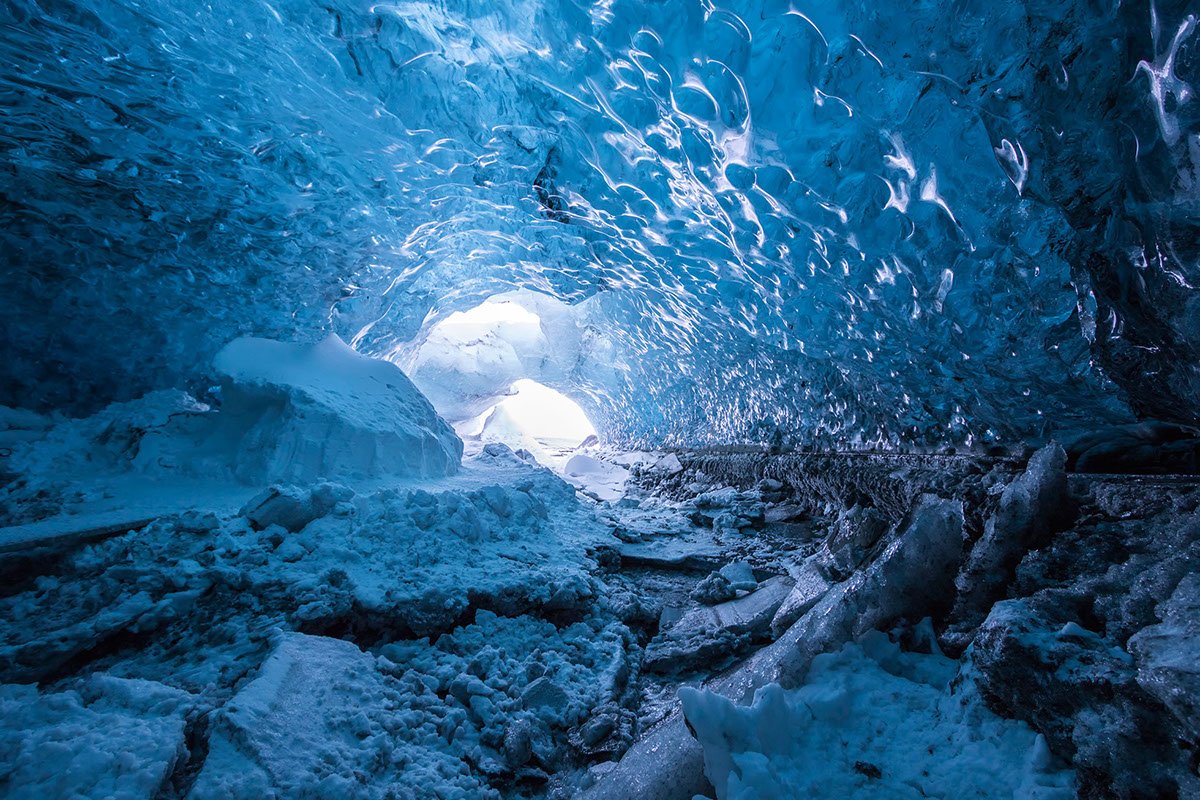 Crystal Blue Cave Entrance