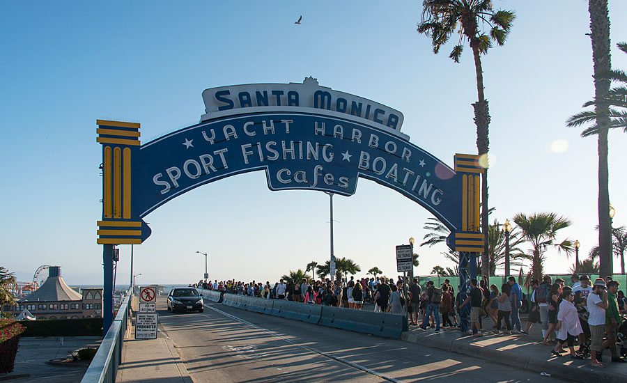 Santa Monica Pier Entrance