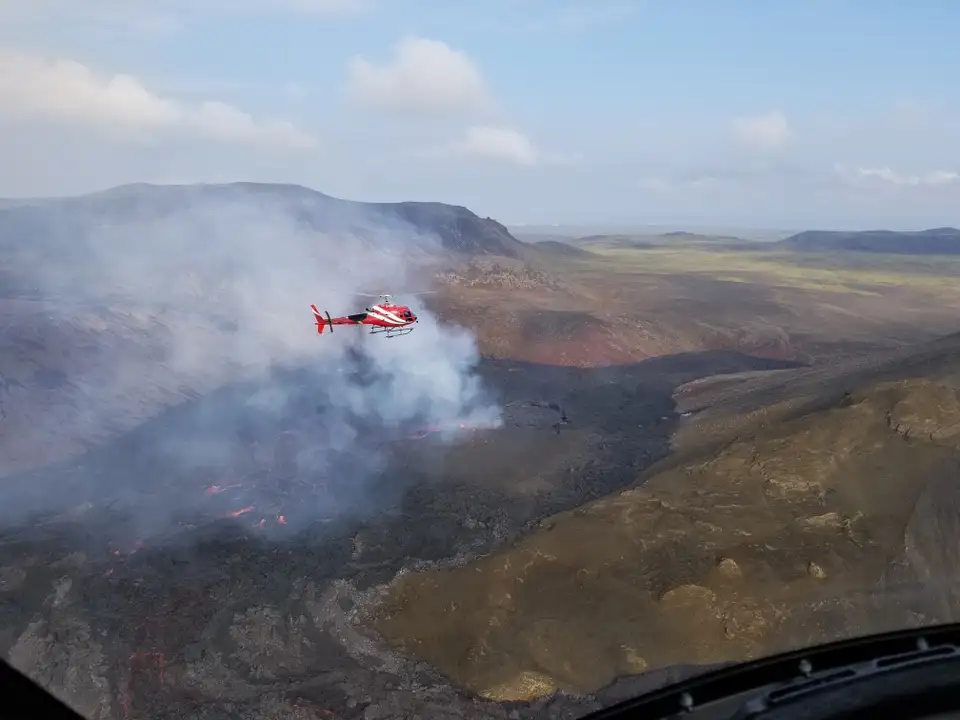Reykjavik Helicopter Tour Volcano
