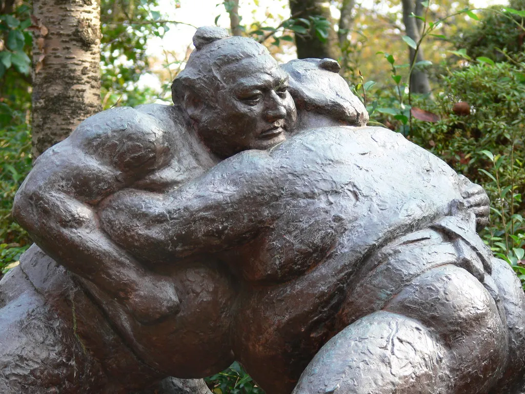 Statues of Sumo Wrestlers