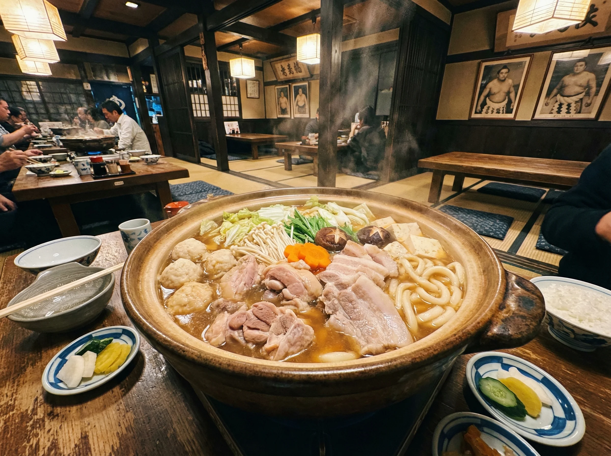 Chanko-nabe Stalls