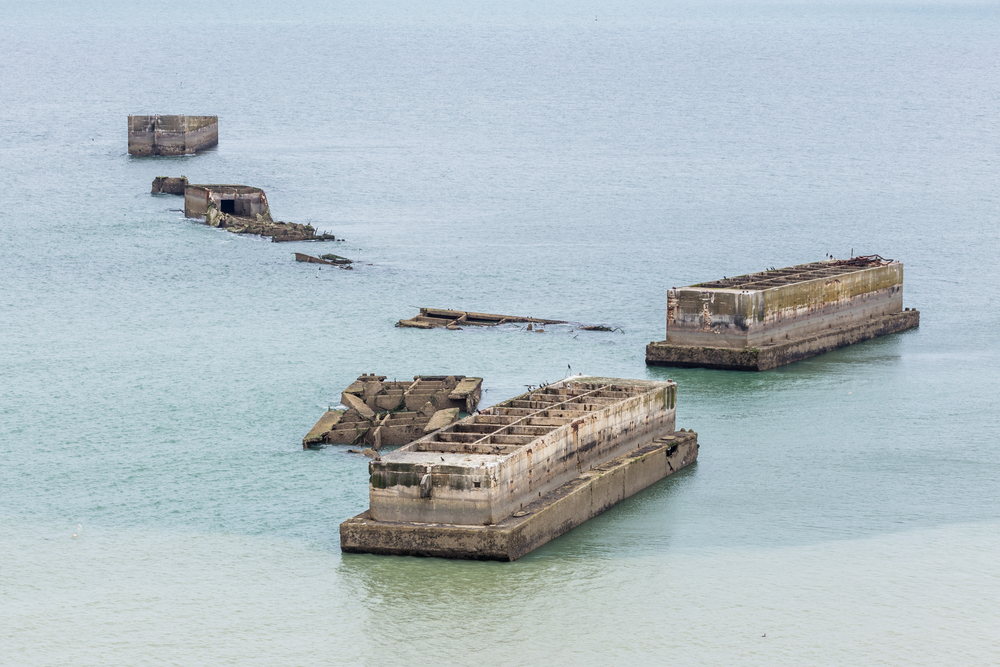 Arromanches Artificial Harbor Overlook