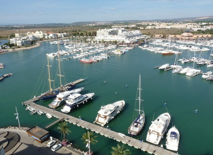 Marina de Vilamoura Harbor Wall