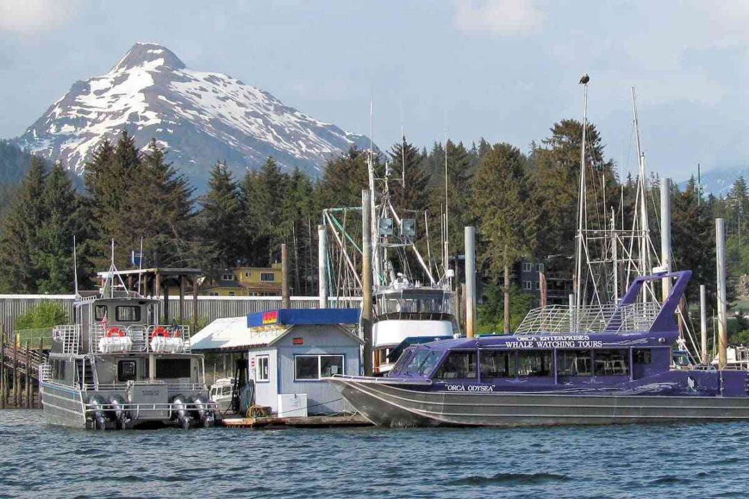 Boarding at Auke Bay