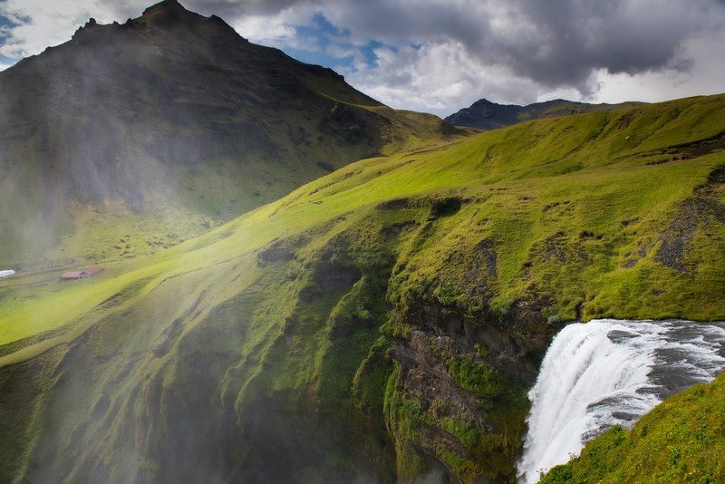 Skógafoss Upper Platform