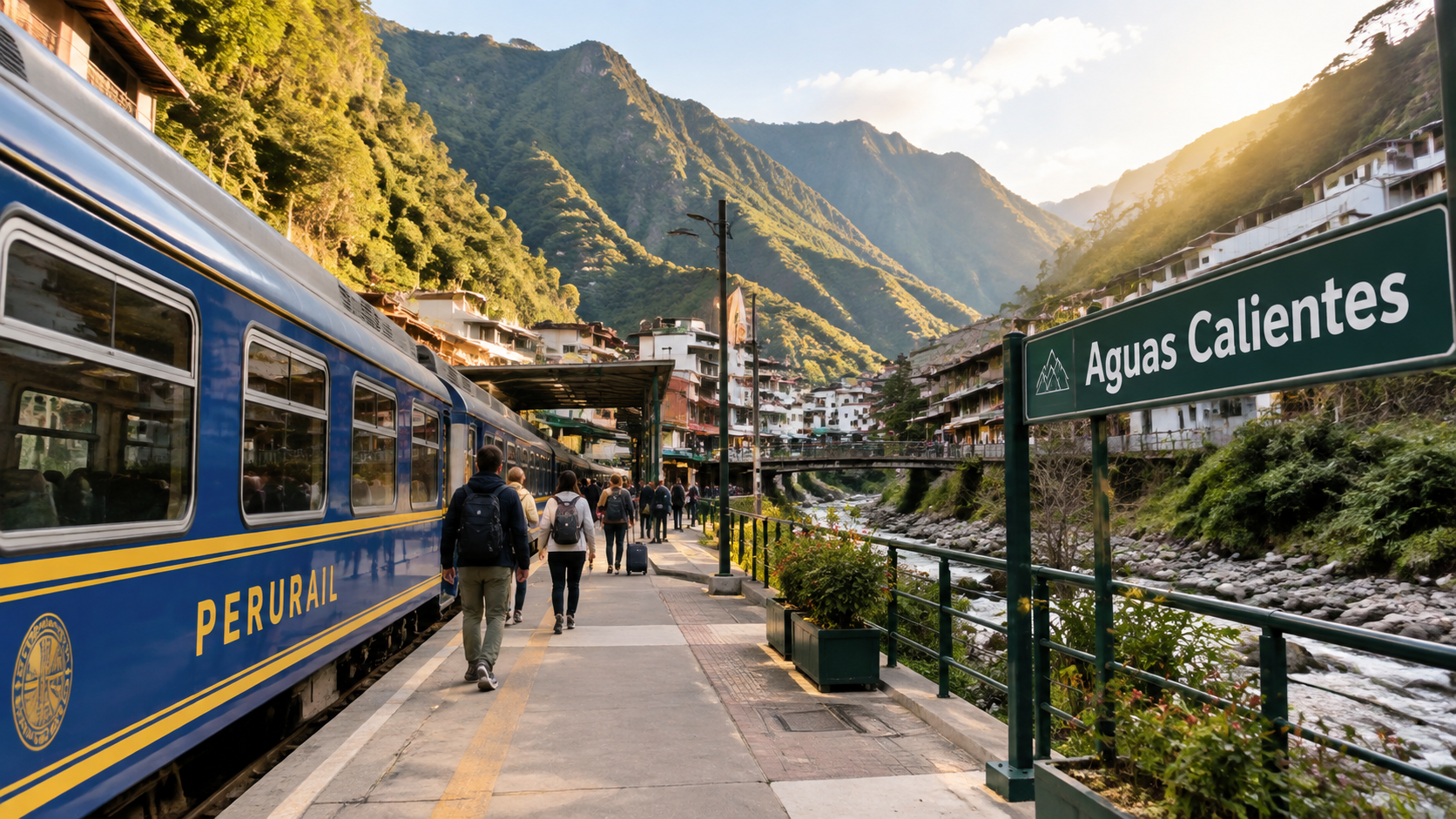 Arrival in Aguas Calientes