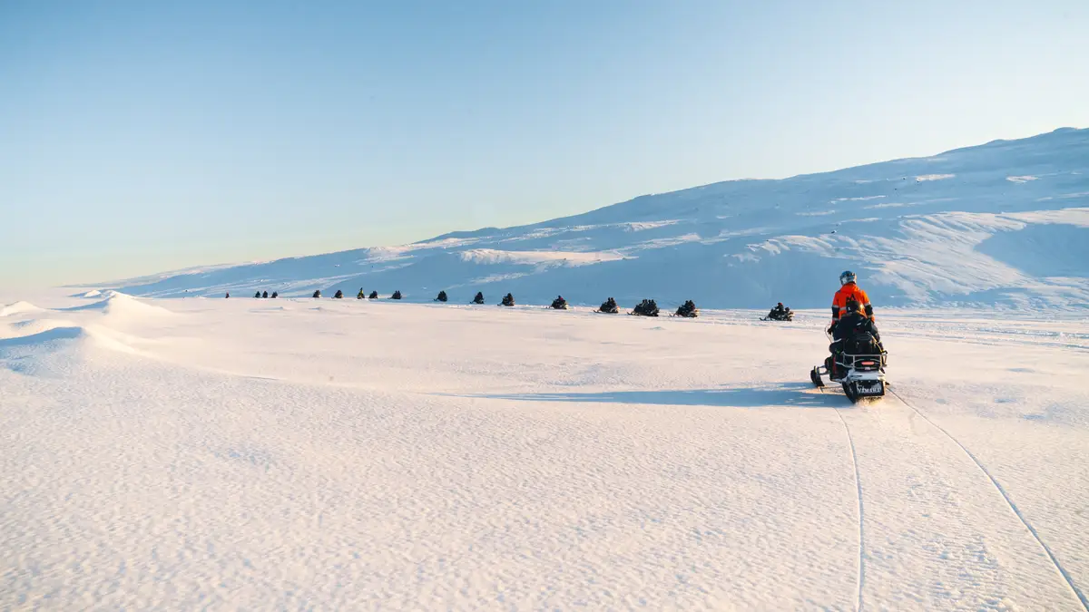 Snowmobile Trail Path