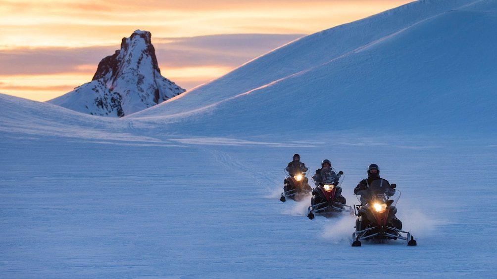 Snowmobile Staging Area