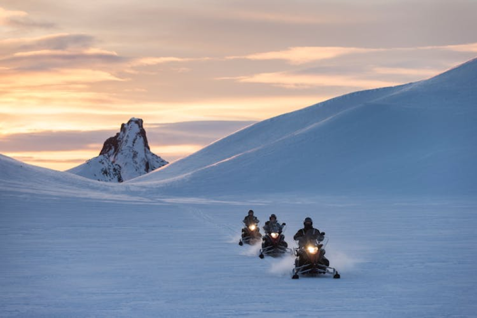 Langjökull Ice Cave and Snowmobile Tour