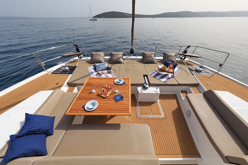 Catamaran Forward Deck