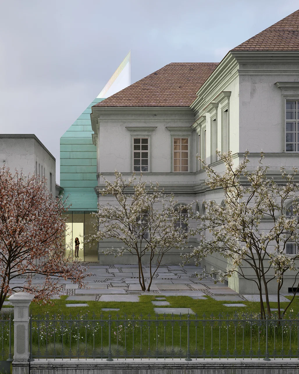 Ghetto Museum Courtyard