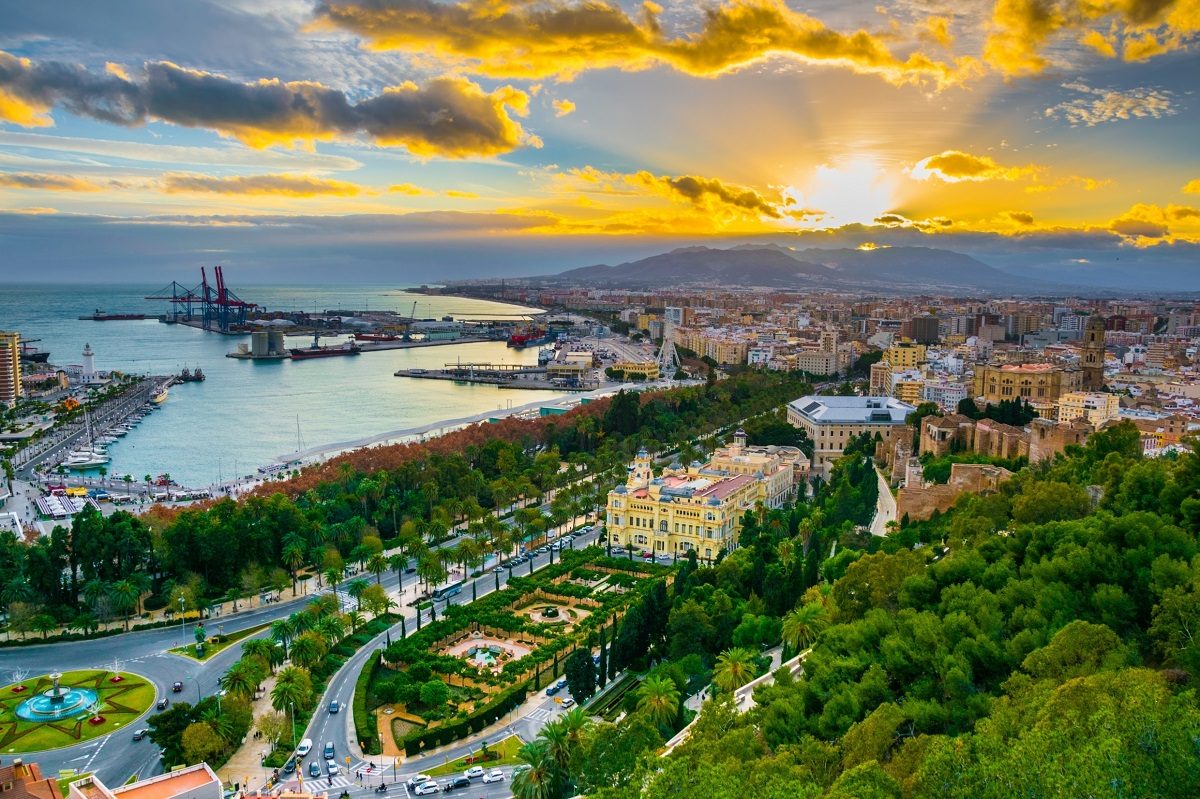 Bay of Málaga Sunset