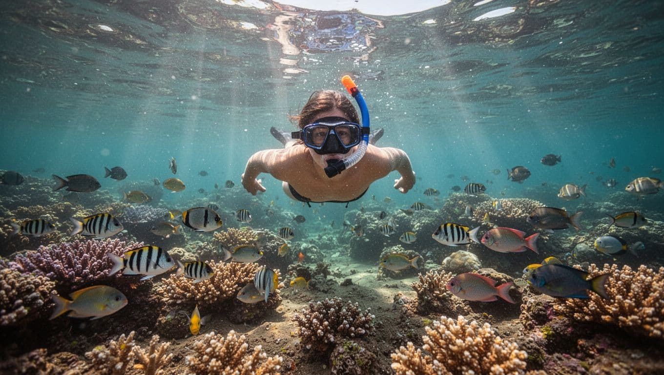 Rose Island Fishing and Snorkeling