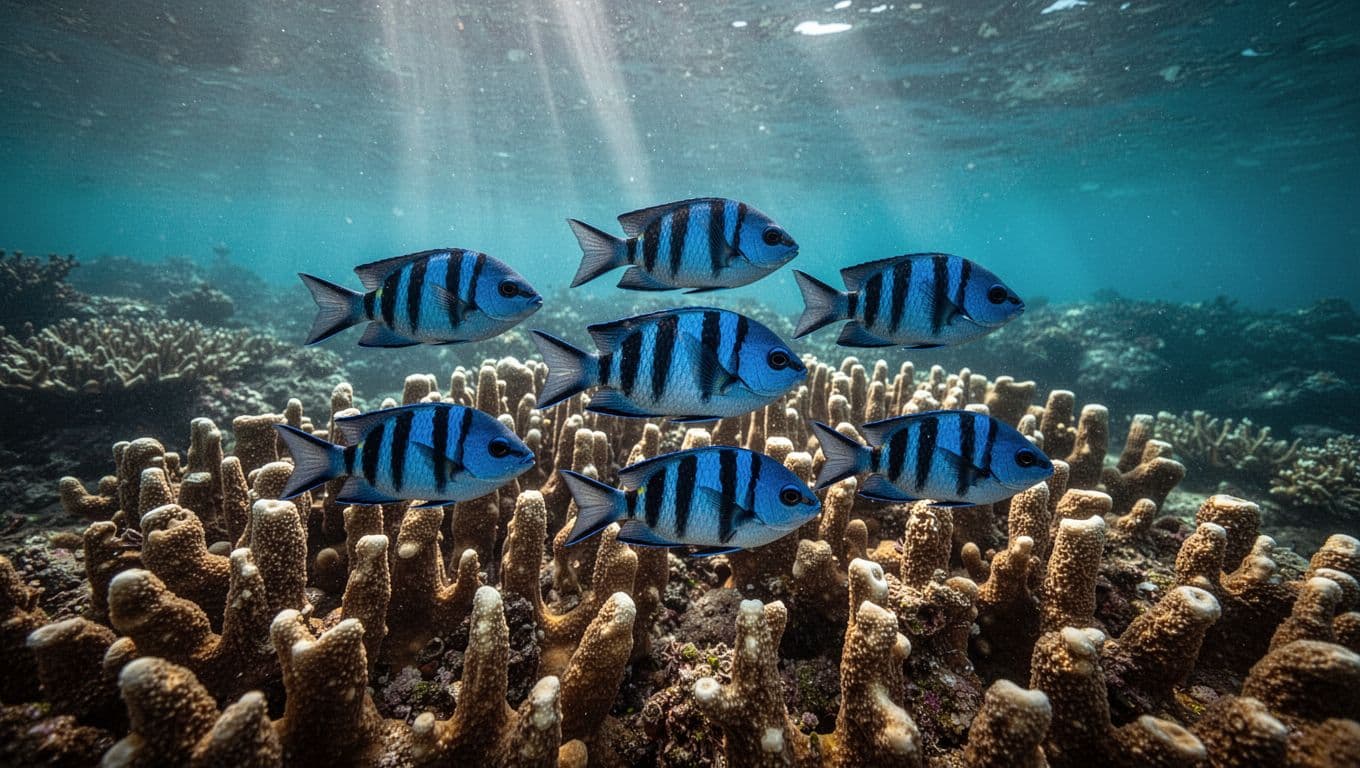 Schooling Surgeonfish