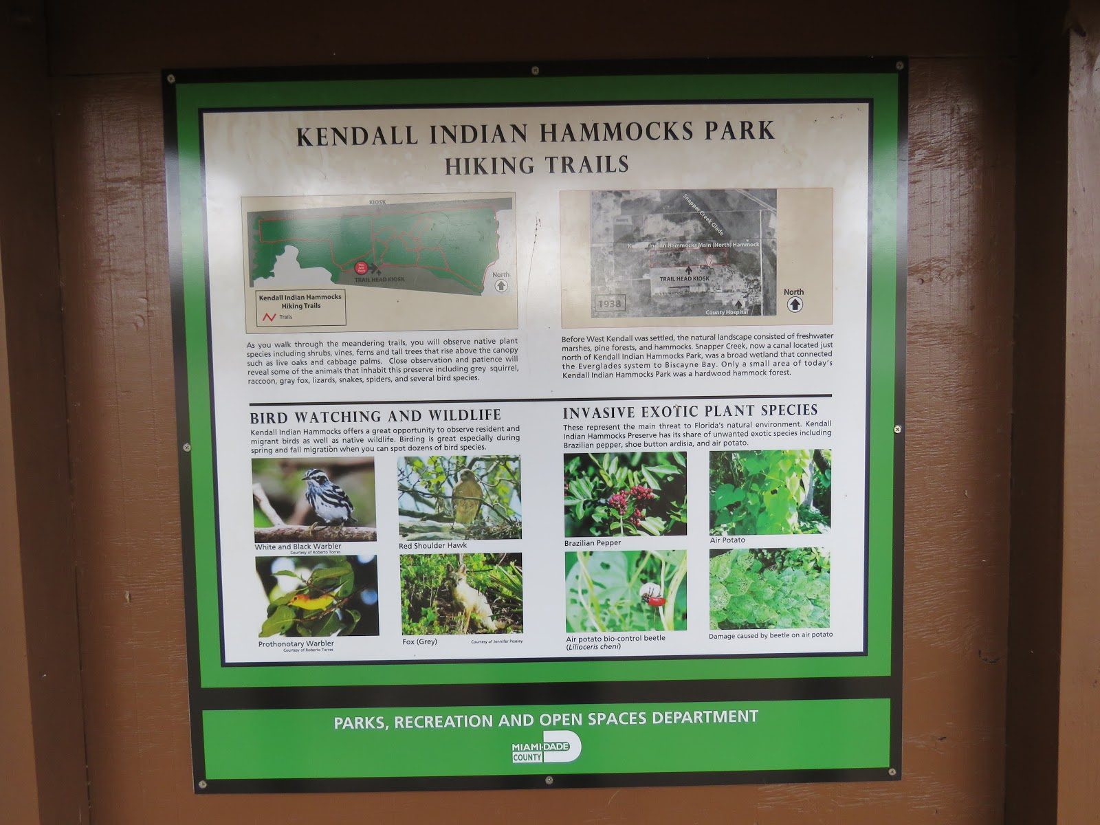 Kendall Indian Hammocks Park