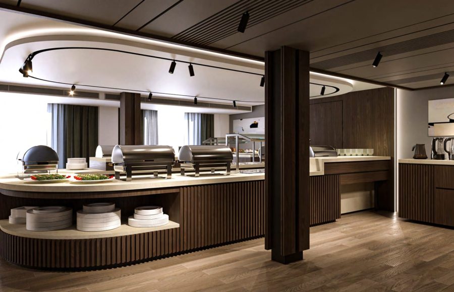 Onboard Cafeteria and Bar
