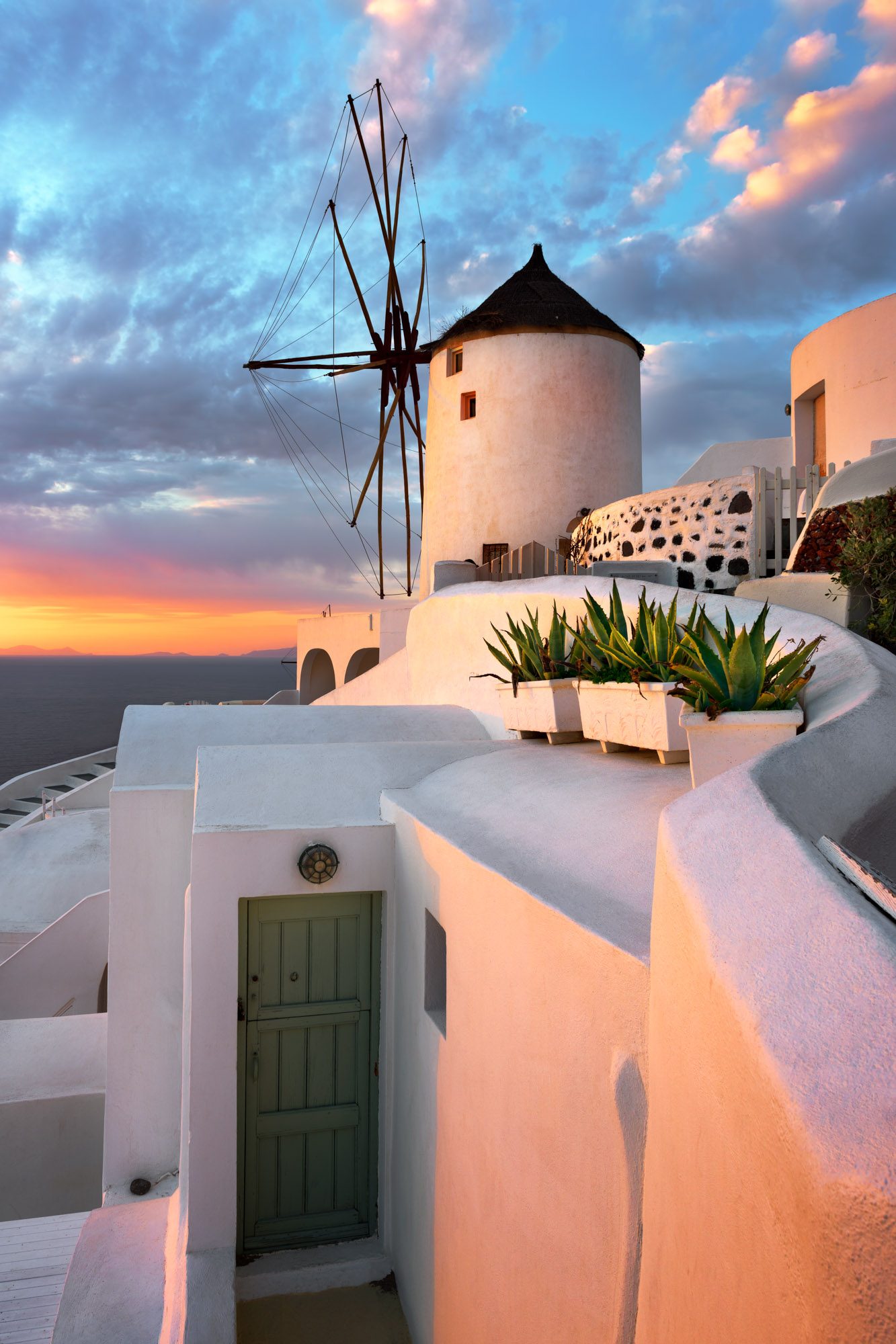 Oia Windmills
