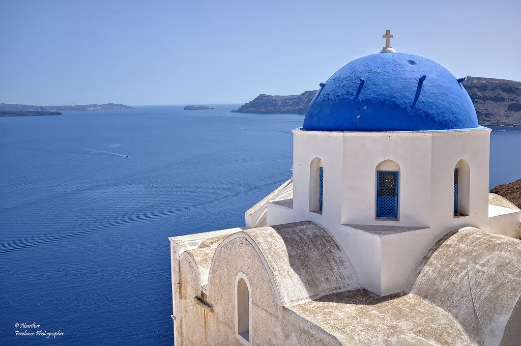 Blue Domed Churches