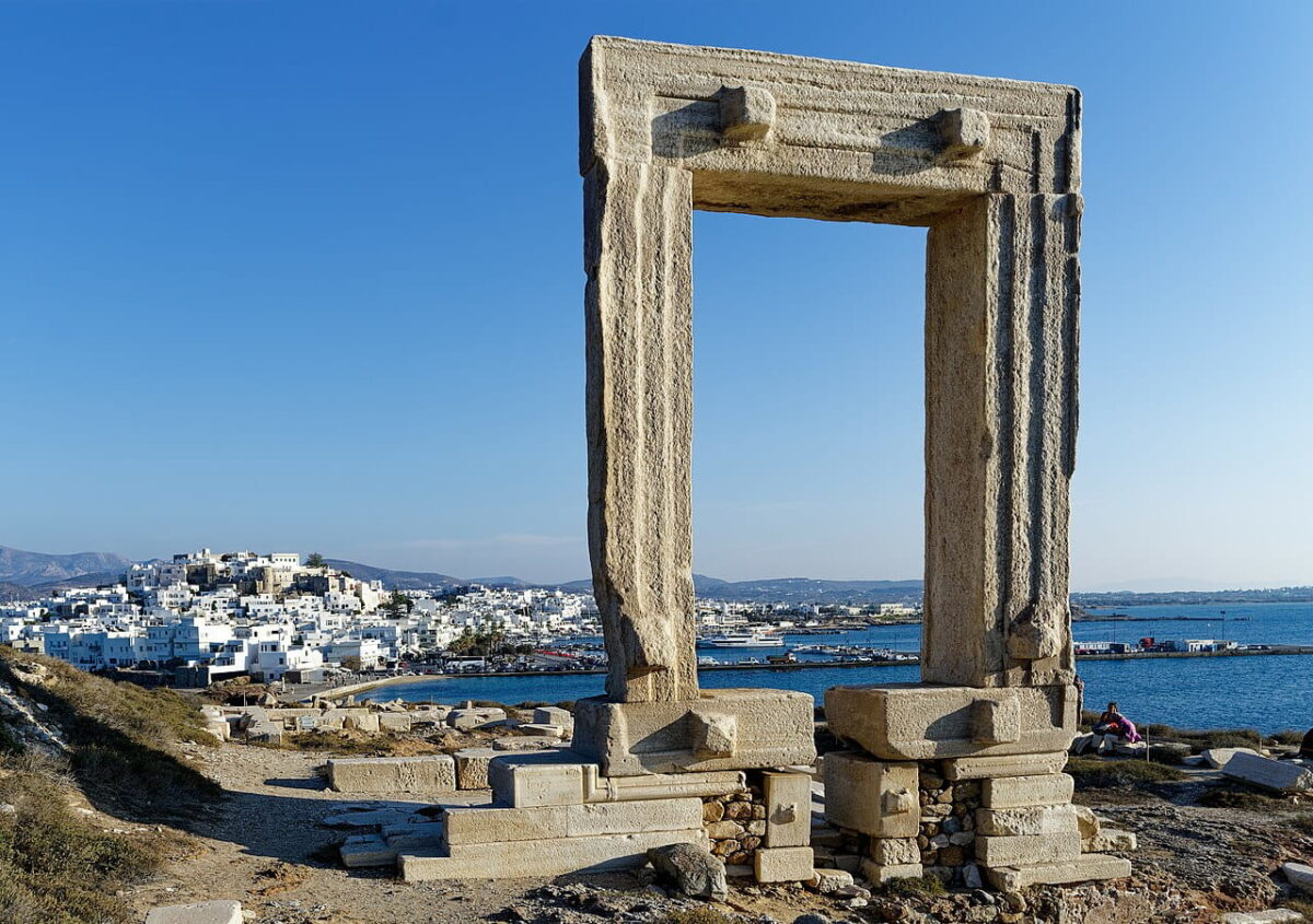 Portara View from Sea
