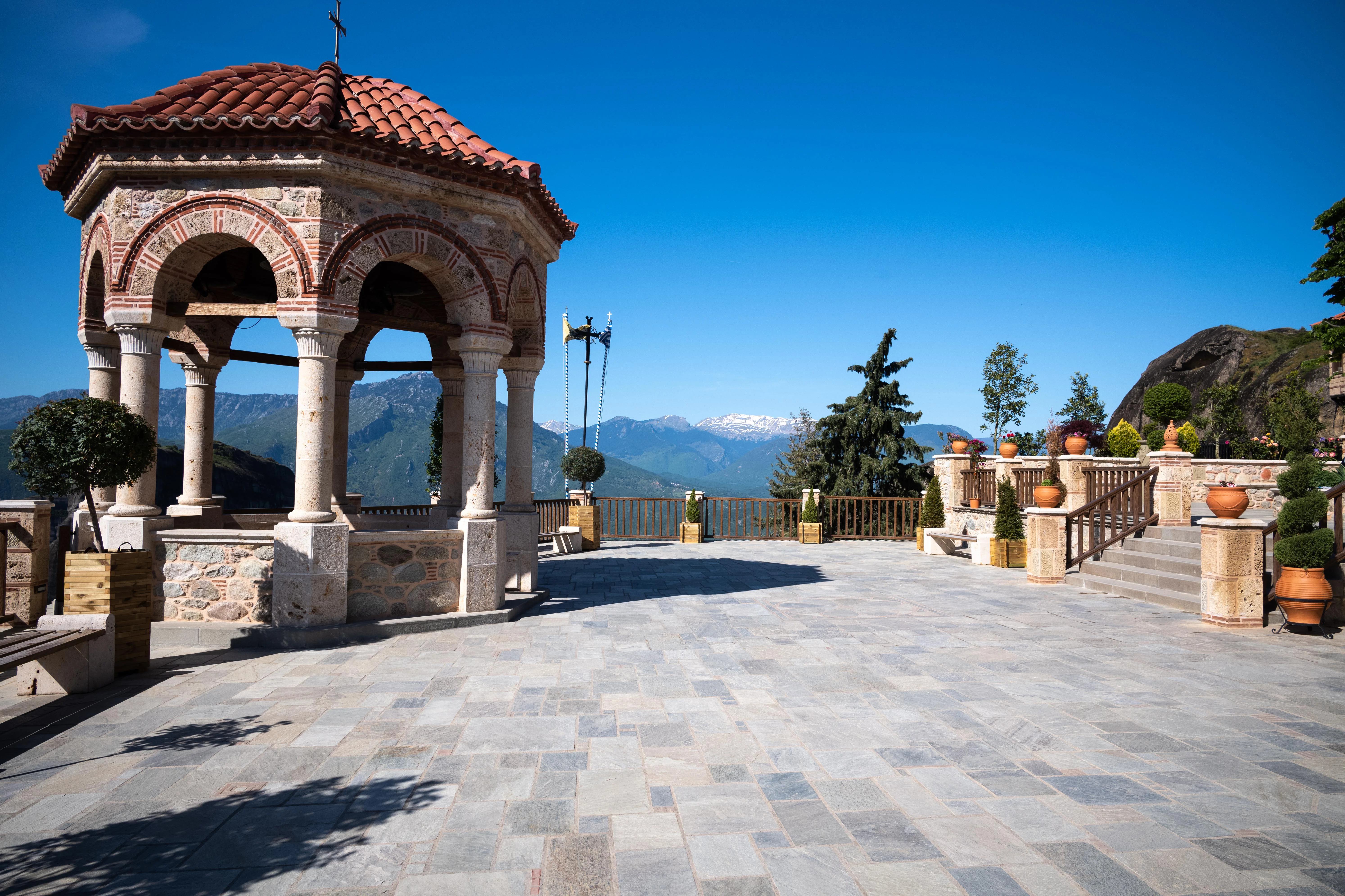 Varlaam Monastery Courtyard