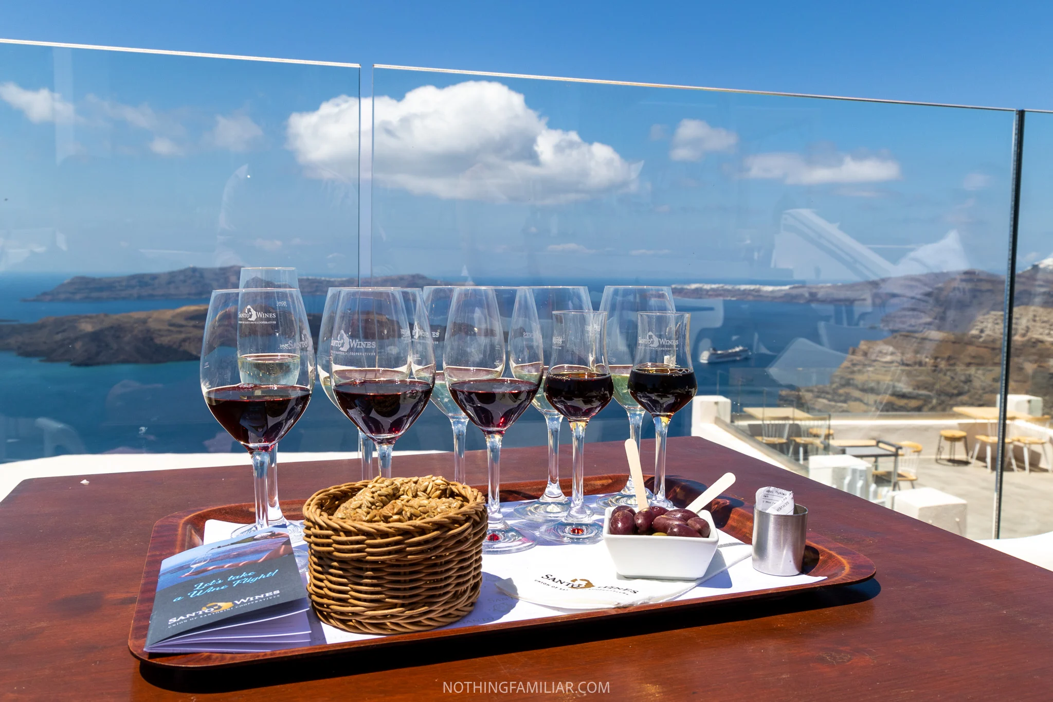 Wine Tasting Flight Table
