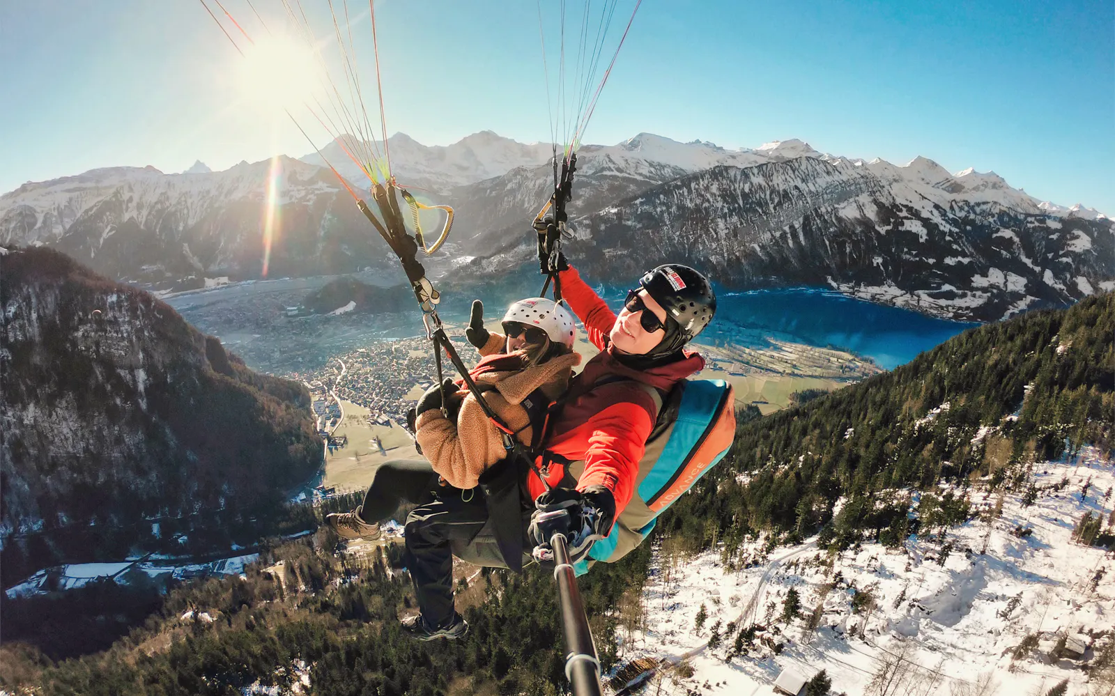 Paragliding in Switzerland Interlaken