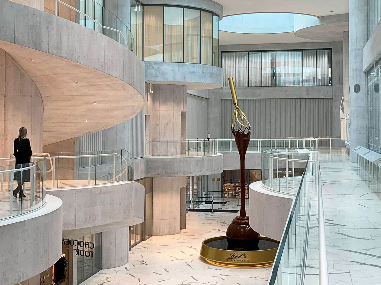 Lindt Cafe Staircase