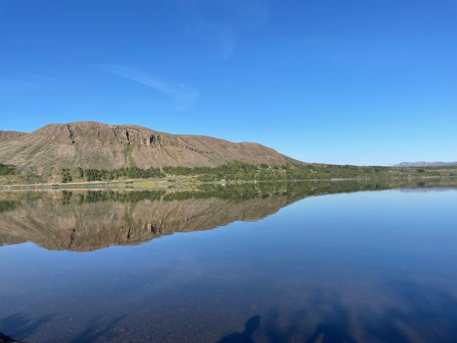 Lake Hafravatn Shoreline