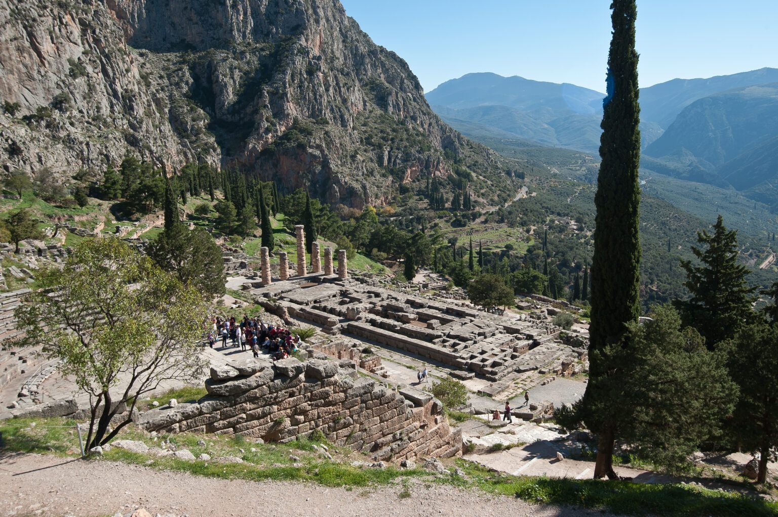 Delphi Archaeological Museum Terrace