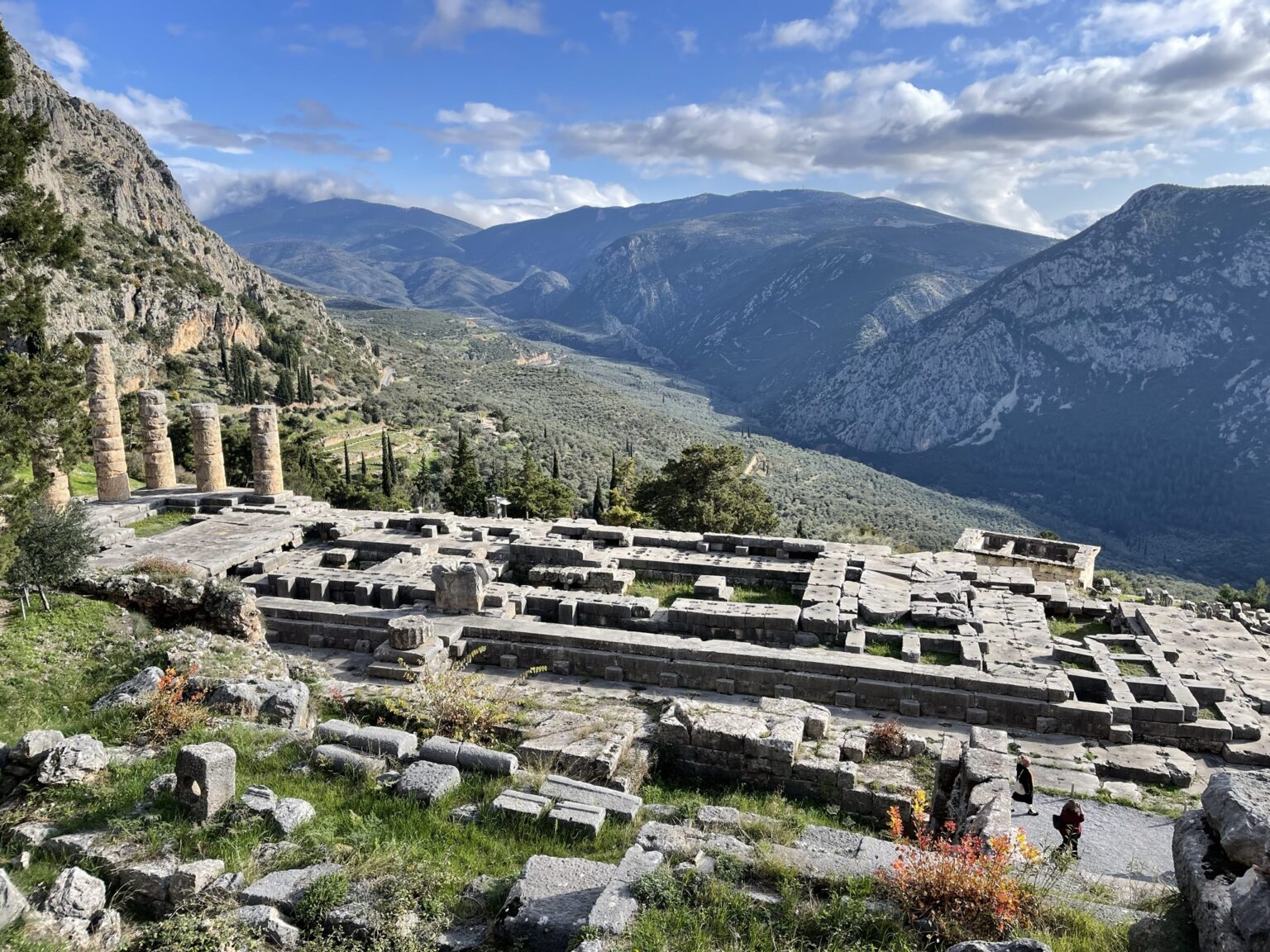 Delphi Archaeological Museum Terrace