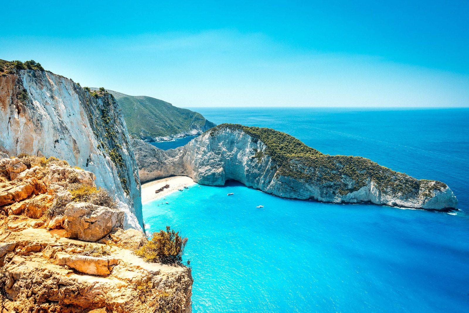 Navagio Shipwreck View