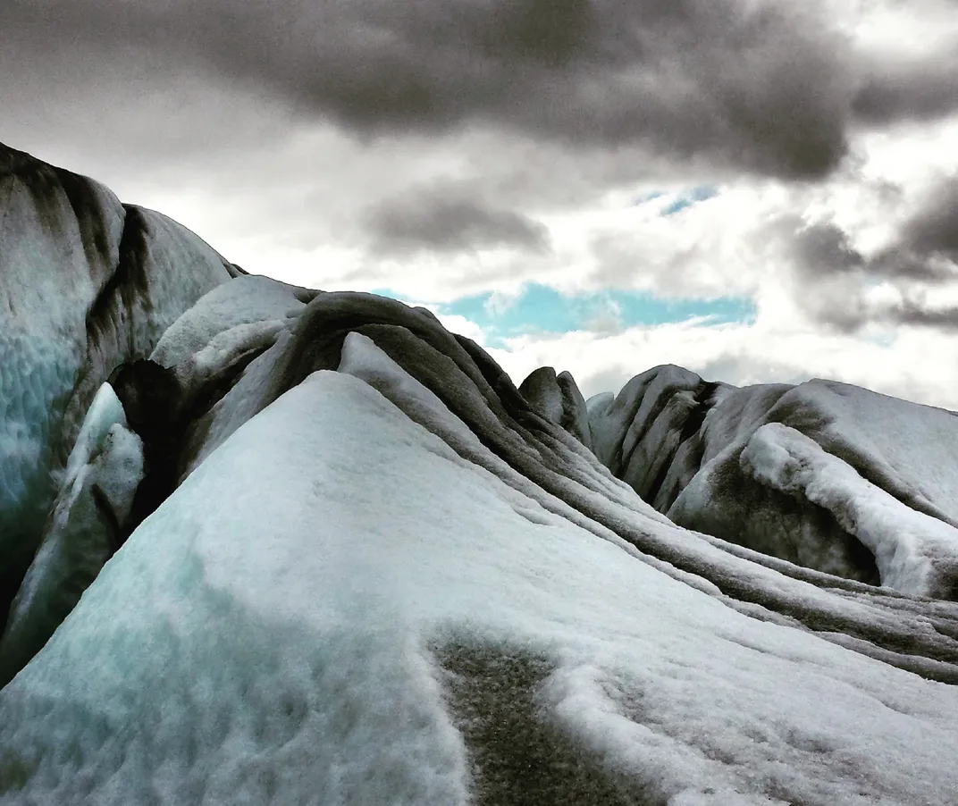 Glacier Crevasse Corridor