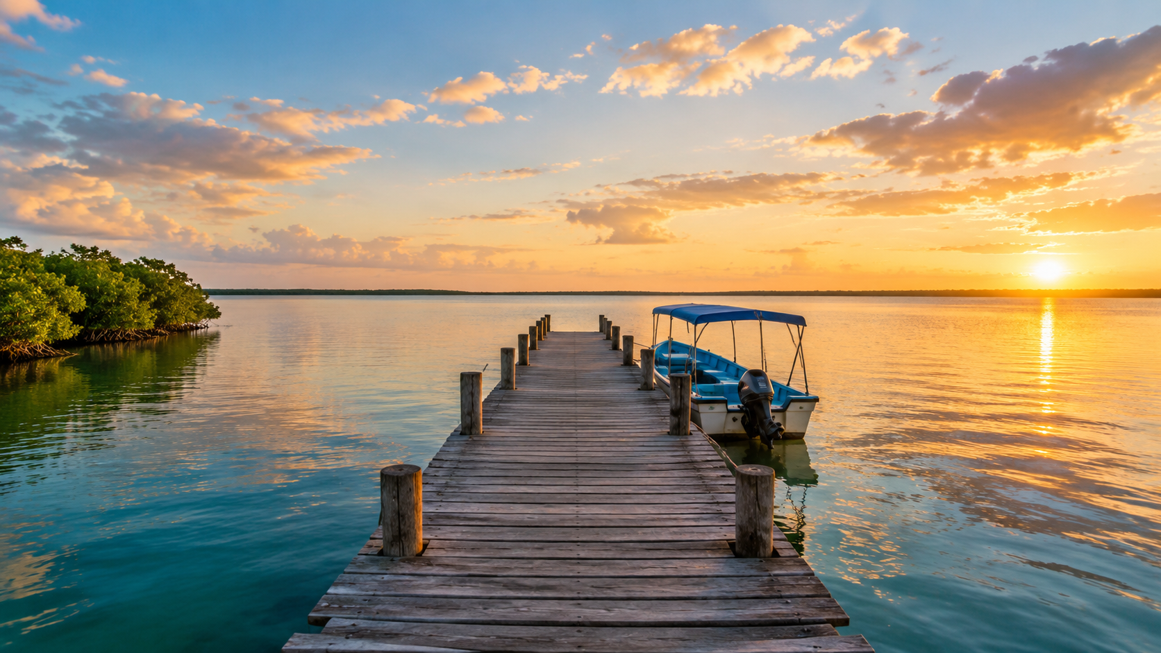 Muyil Lagoon Pier