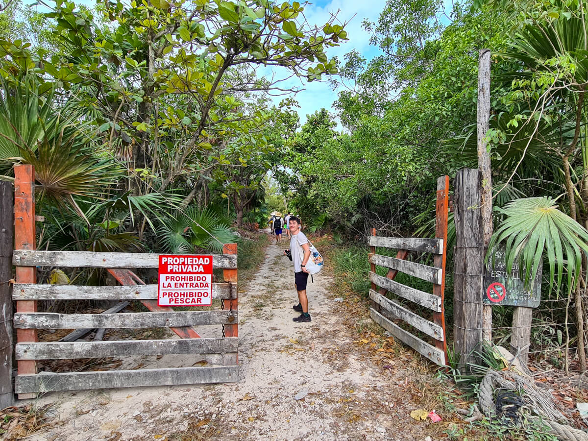 Sian Ka'an Biosphere Entrance Gate