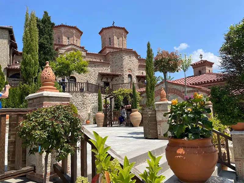 Varlaam Monastery Courtyard