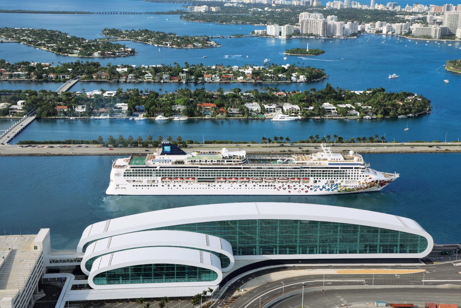 PortMiami Cruise Terminal View