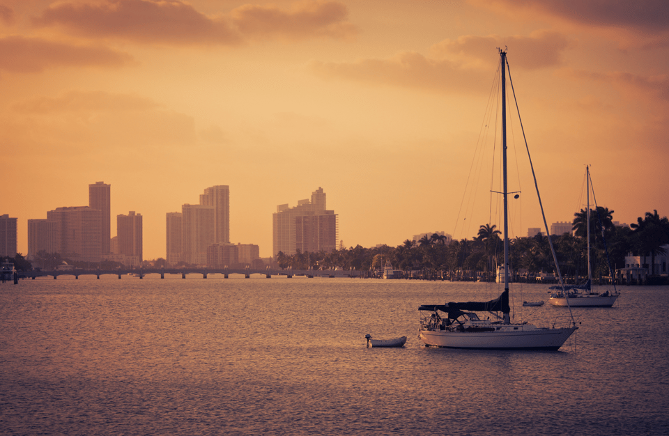 Biscayne Bay Sunset Silhouette