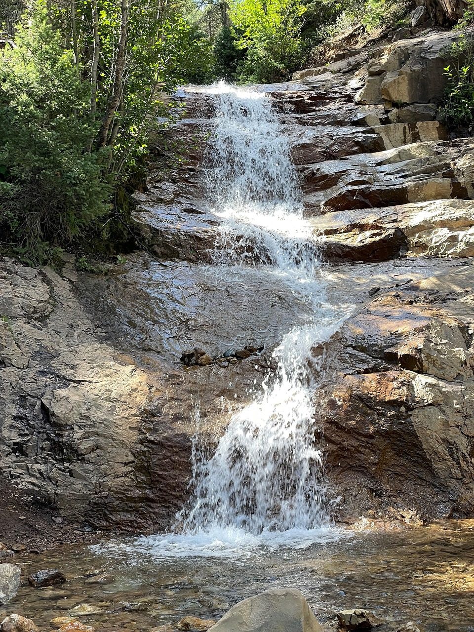 Waterfall Base at Mirror Lake